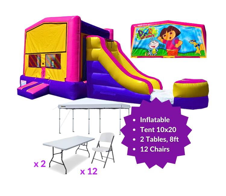 Party Package Dora The Explorer Pink Module Combo