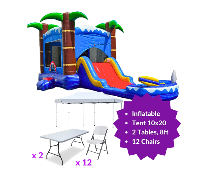 Party Package Tropical Shark Island