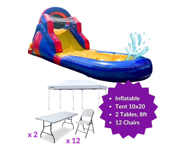Party Package Splash Zone SlipnSlide Bounce House Boise