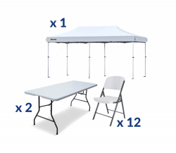 Tent, Tables & Chairs