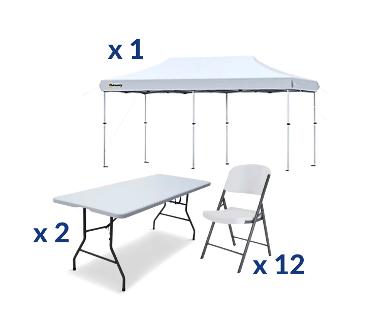 Tent, Tables & Chairs