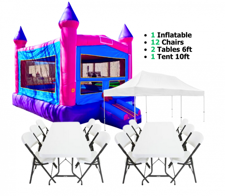 Party Package Pink Castle