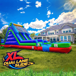 XL Dual Lane Slide With Plunge Pool 19ft