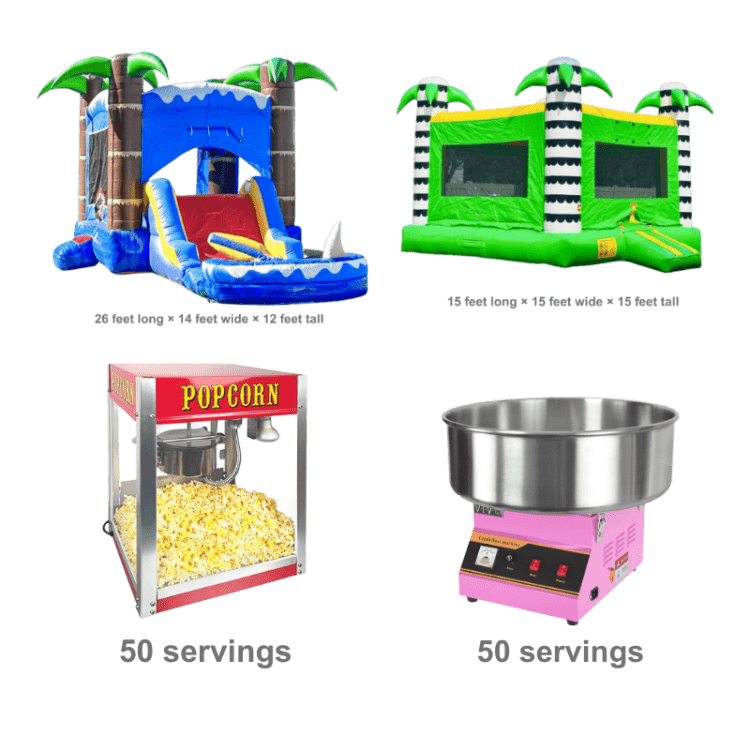 Elementary School Package party rental Boise Idaho