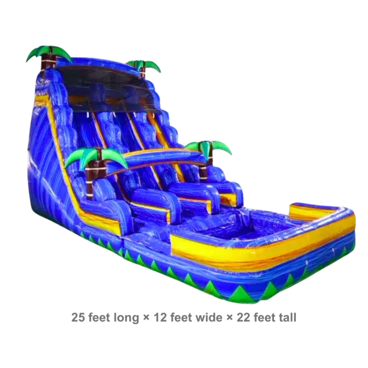 XL Double Wave Wipeout 22ft
