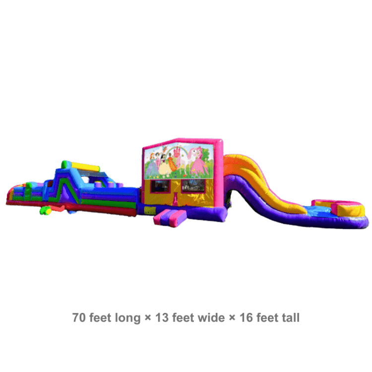 70ft Xtreme Princess Obstacle Course